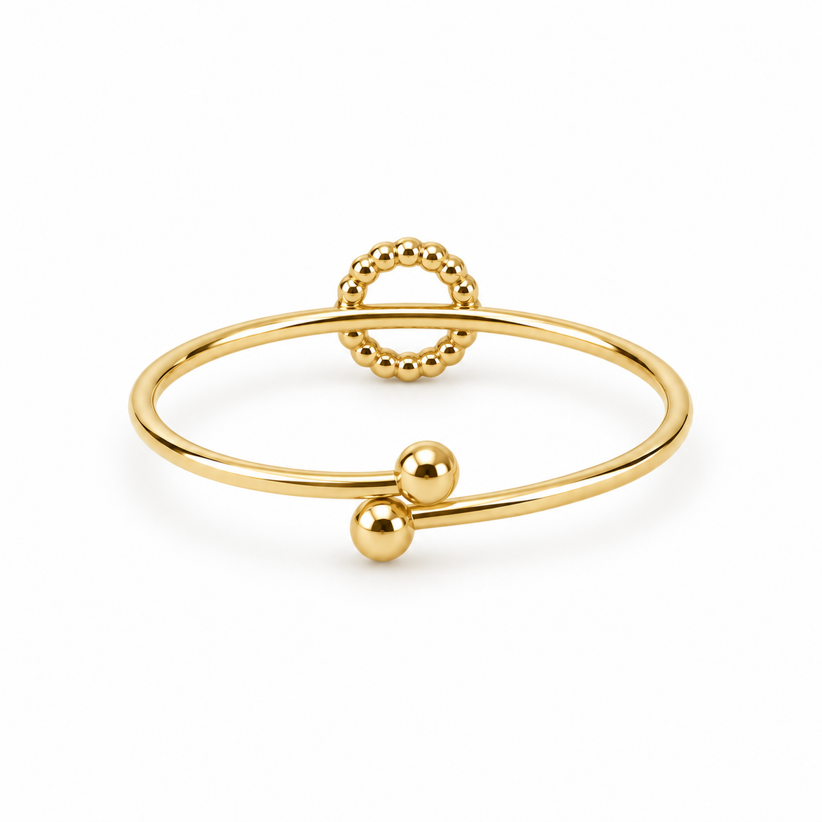 Anillo dorado modelo 2 vista trasera