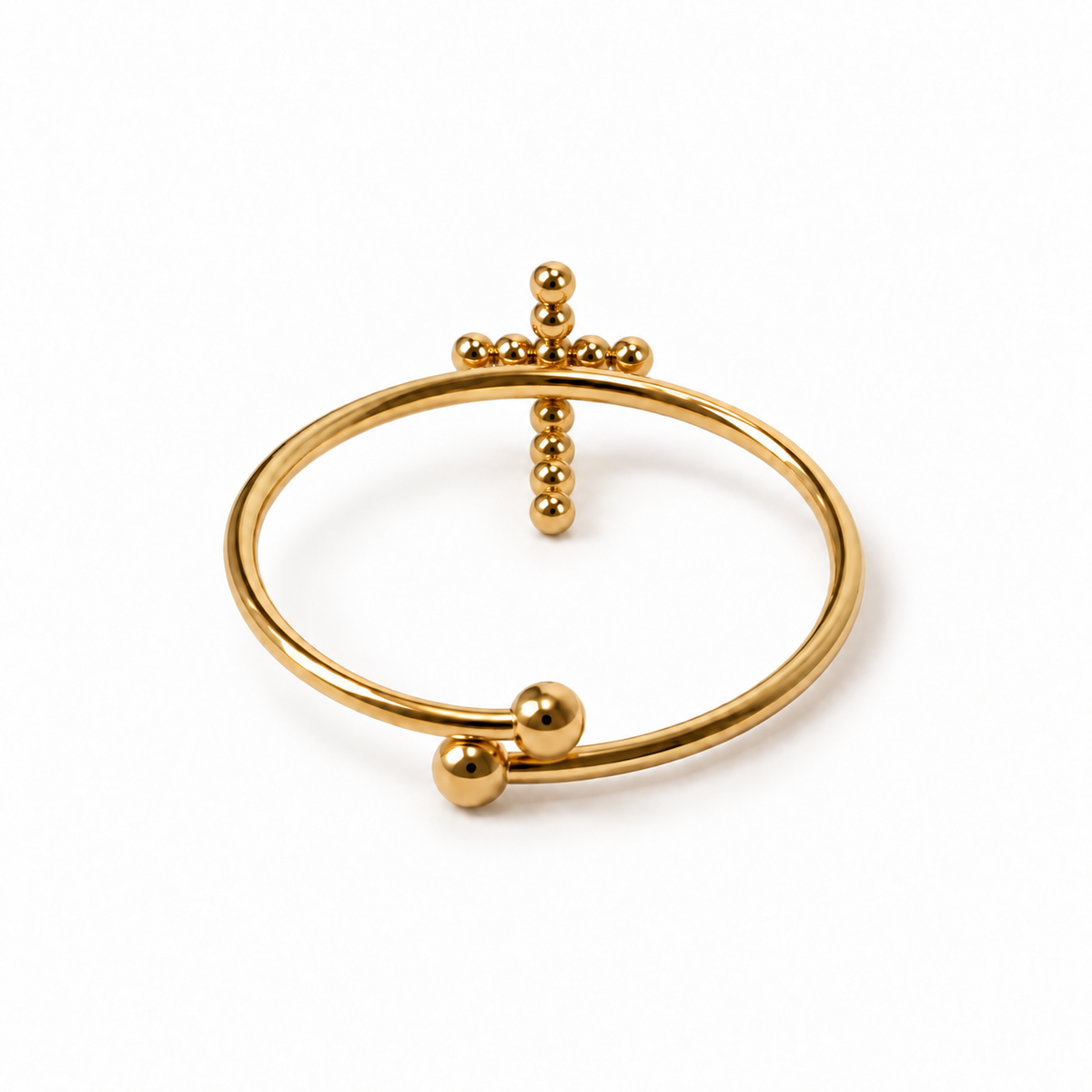 Anillo dorado modelo 5 vista trasera