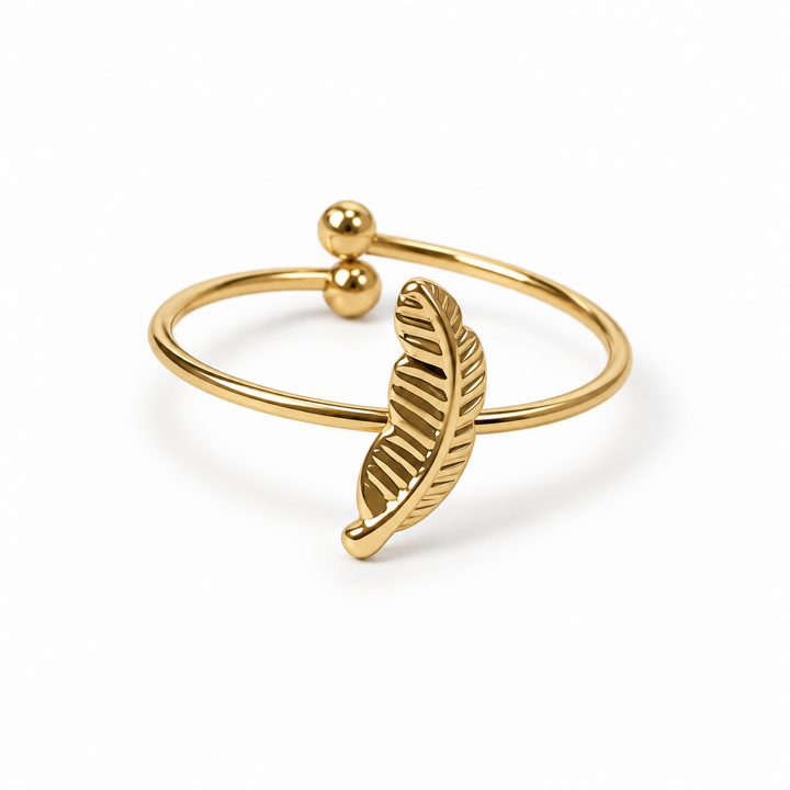Modelo 7 — anillo dorado ajustable