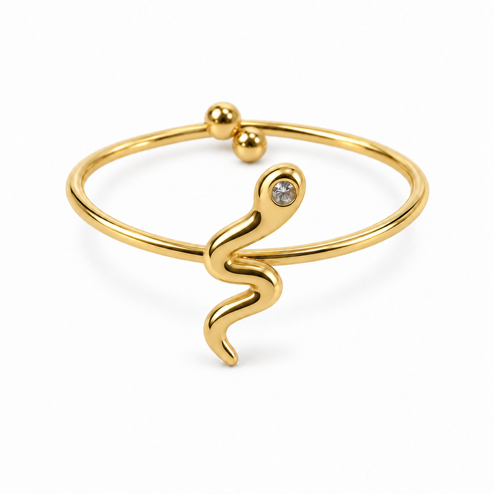 Modelo 8 — anillo dorado ajustable