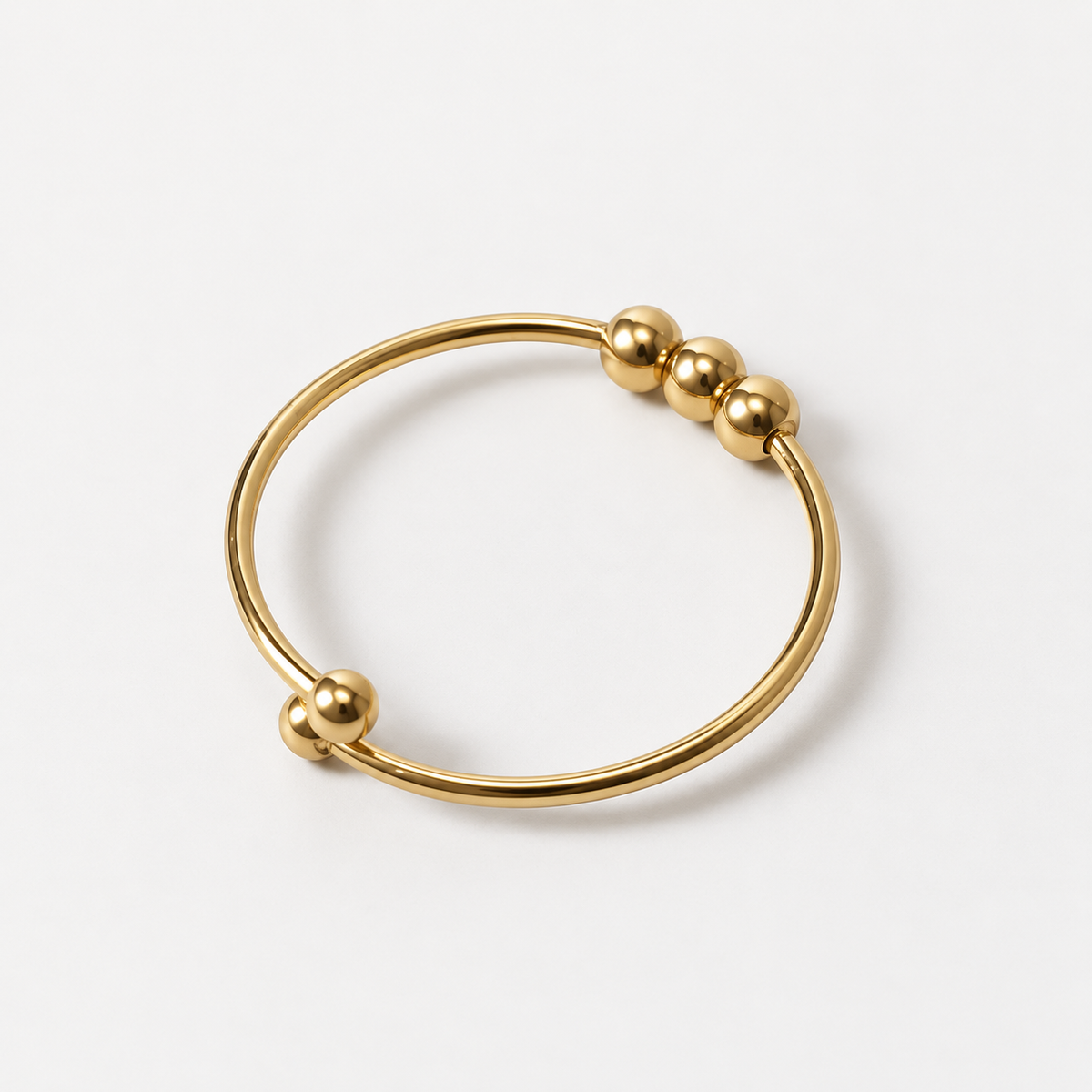 Anillo dorado modelo 9 vista trasera