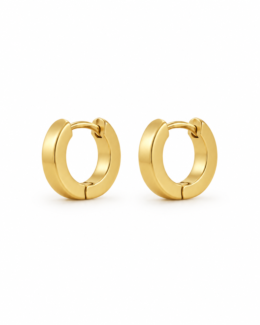 Pendientes de Aro Dorados Minimalistas