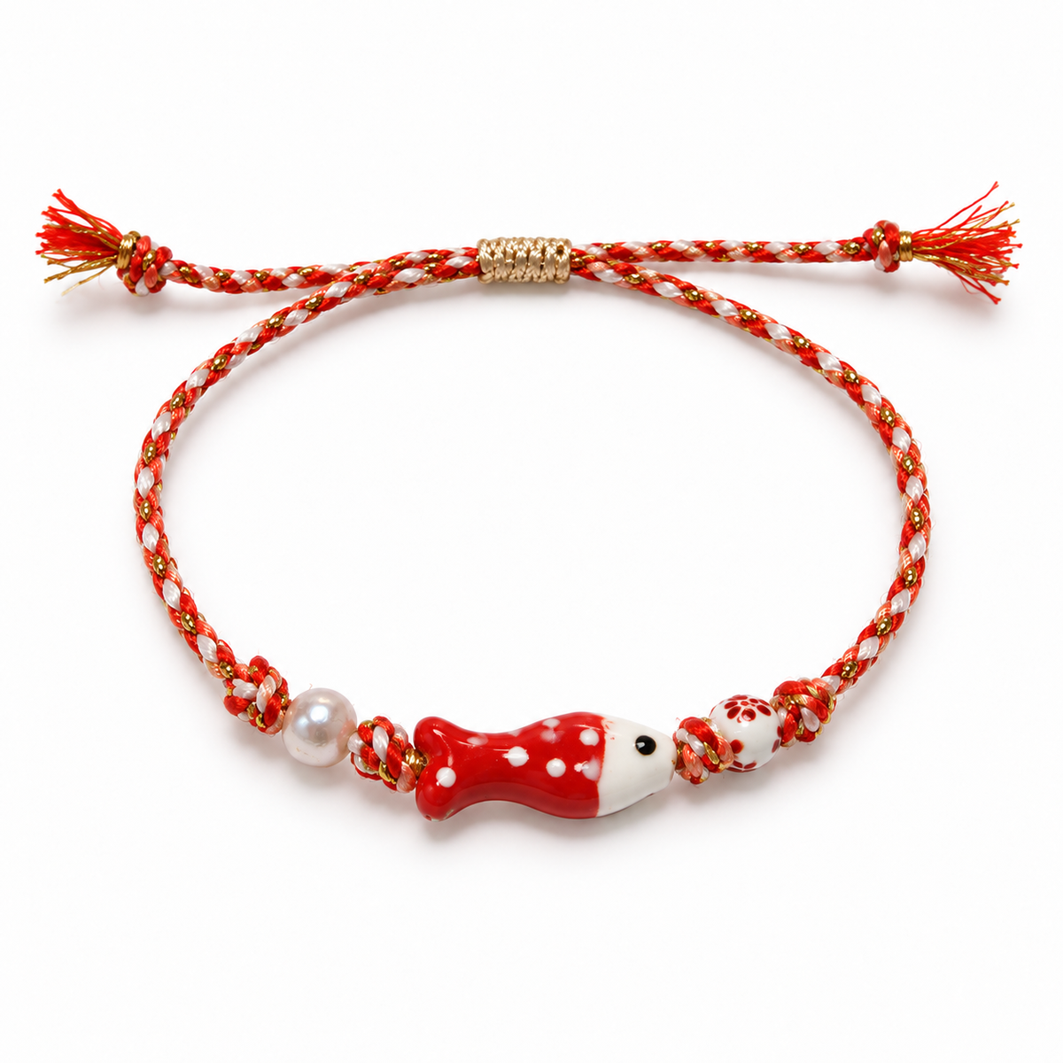 Modelo 9 - pez rojo y blanco