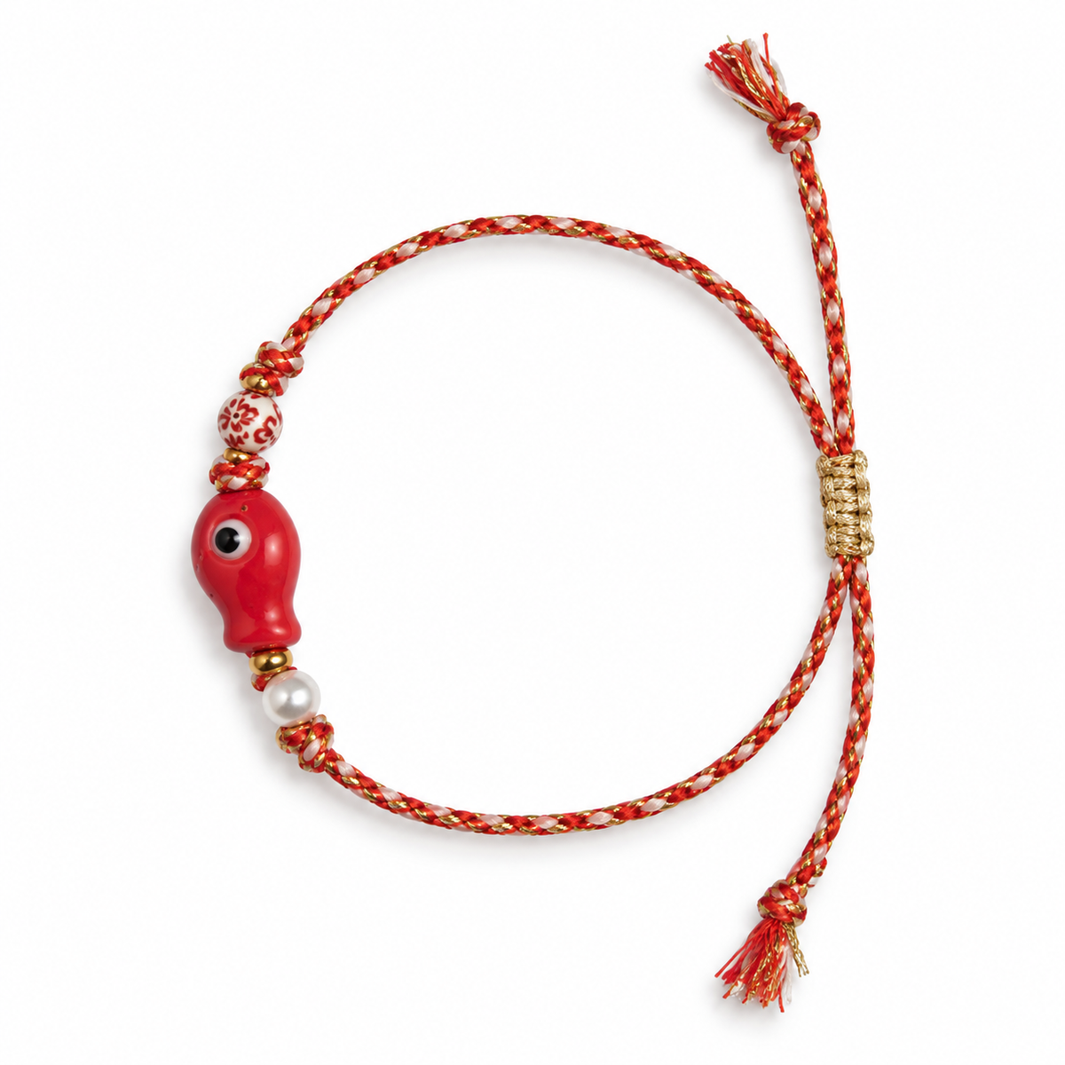 Modelo 5 - pez rojo liso